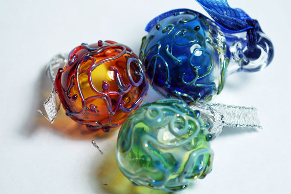 Scribble Ball Pendants